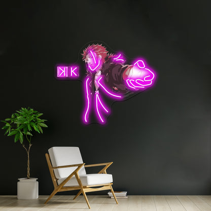 Mikoto Suoh K Project Artwork Neon Wall Signs