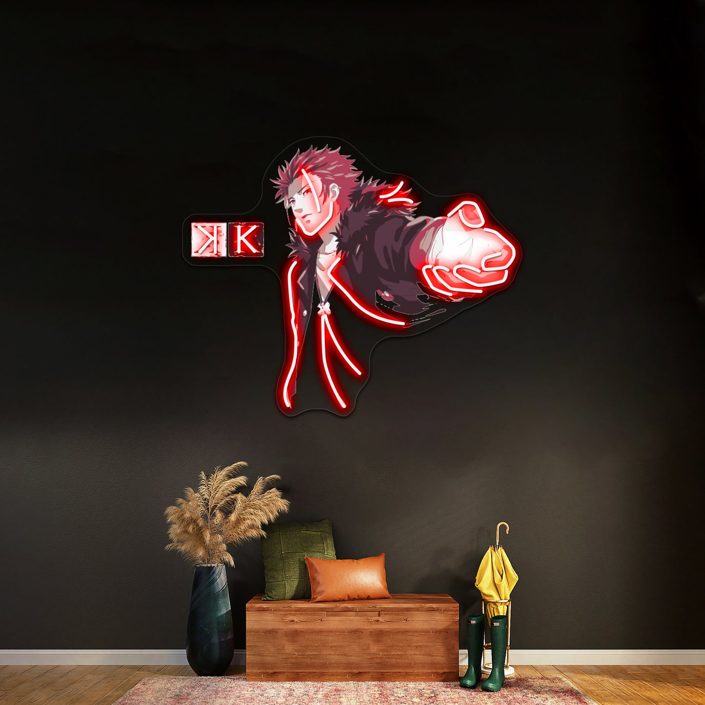 Mikoto Suoh K Project Artwork Neon Wall Signs