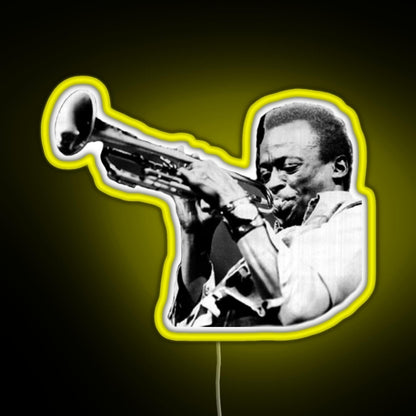 Miles Davis Rgb Neon Sign - Size and dimension reference
