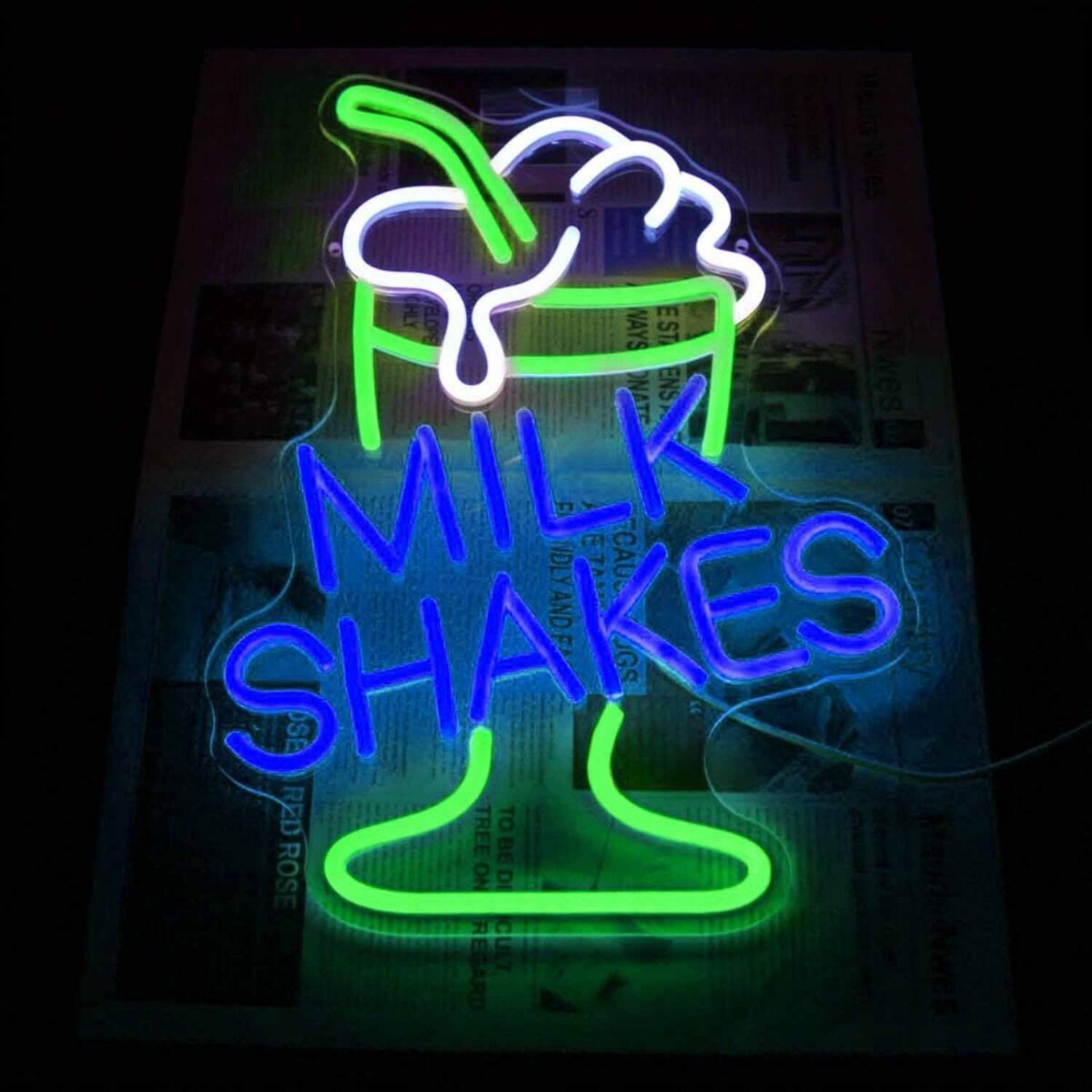 Milk Shakes Ice Cream Refreshing Neon Sign | Shineneon