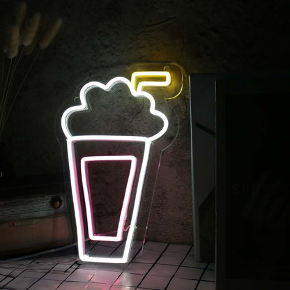 Milkshake Custom Led Neon Sign | Shineneon