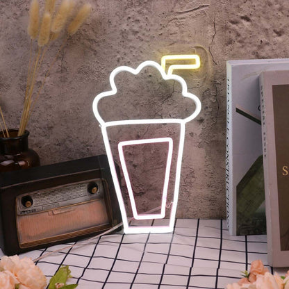 Milkshake Custom Led Neon Sign | Shineneon
