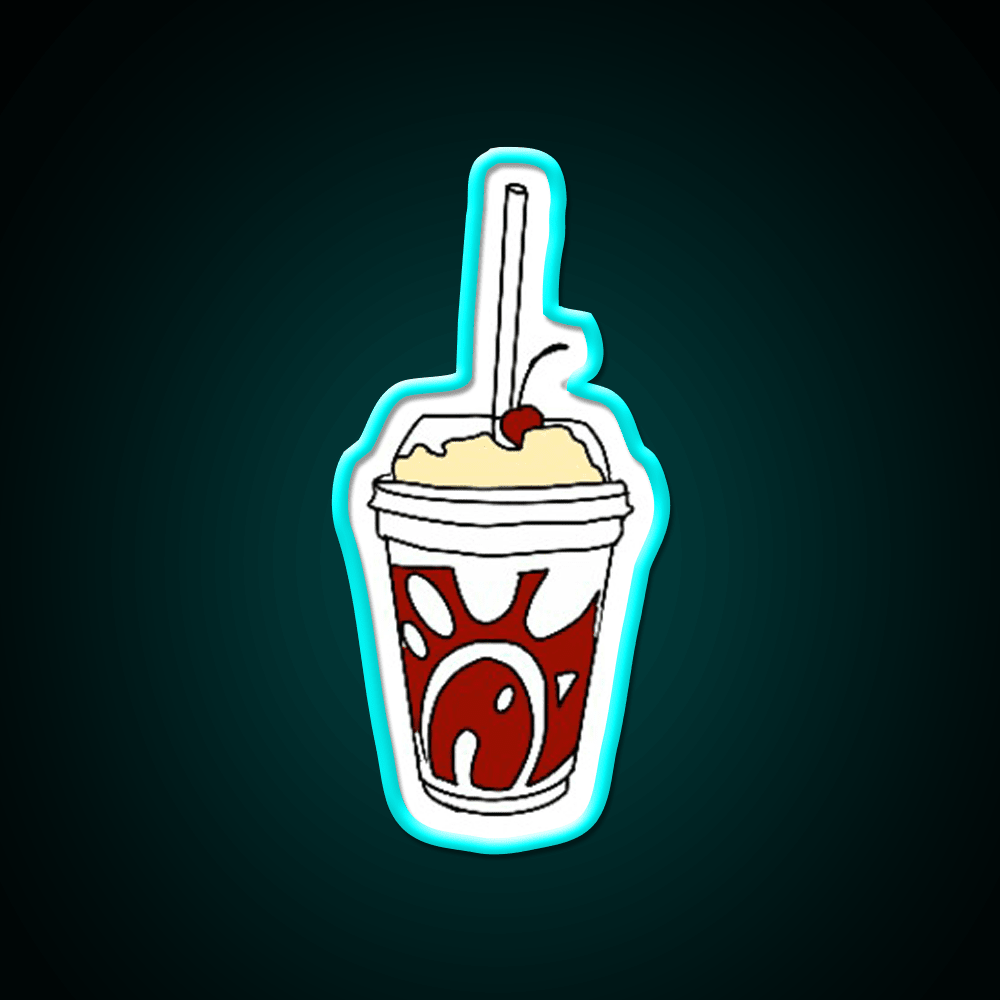 Milkshake Fast Food Led Neon Sign For Burger Place Rgb Color - Shineneon