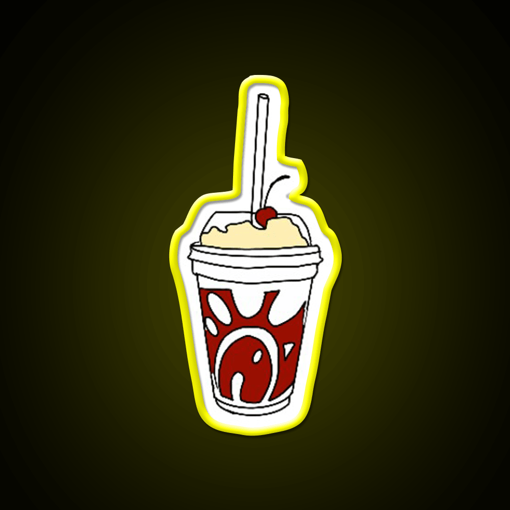 Milkshake Fast Food Led Neon Sign For Burger Place Rgb Color - Shineneon
