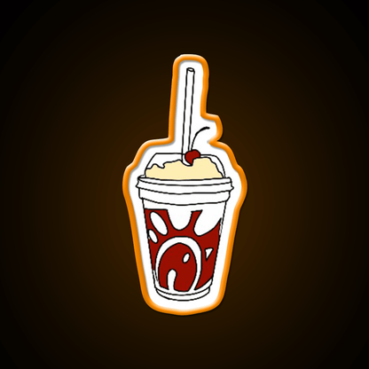 Milkshake Fast Food Led Neon Sign For Burger Place Rgb Color - Shineneon