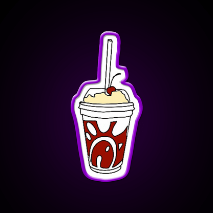 Milkshake Fast Food Led Neon Sign For Burger Place Rgb Color - Shineneon