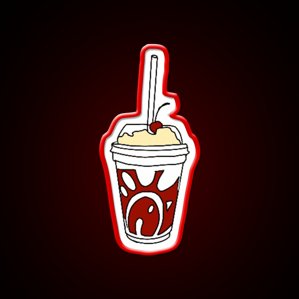 Milkshake Fast Food Led Neon Sign For Burger Place Rgb Color - Shineneon