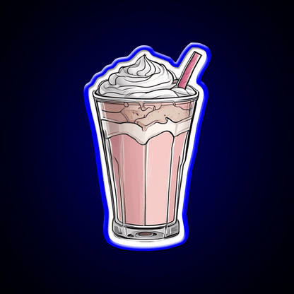 Milkshake Fast Food Led Neon Sign For Burger Place Wall Art Rgb Color - Shineneon