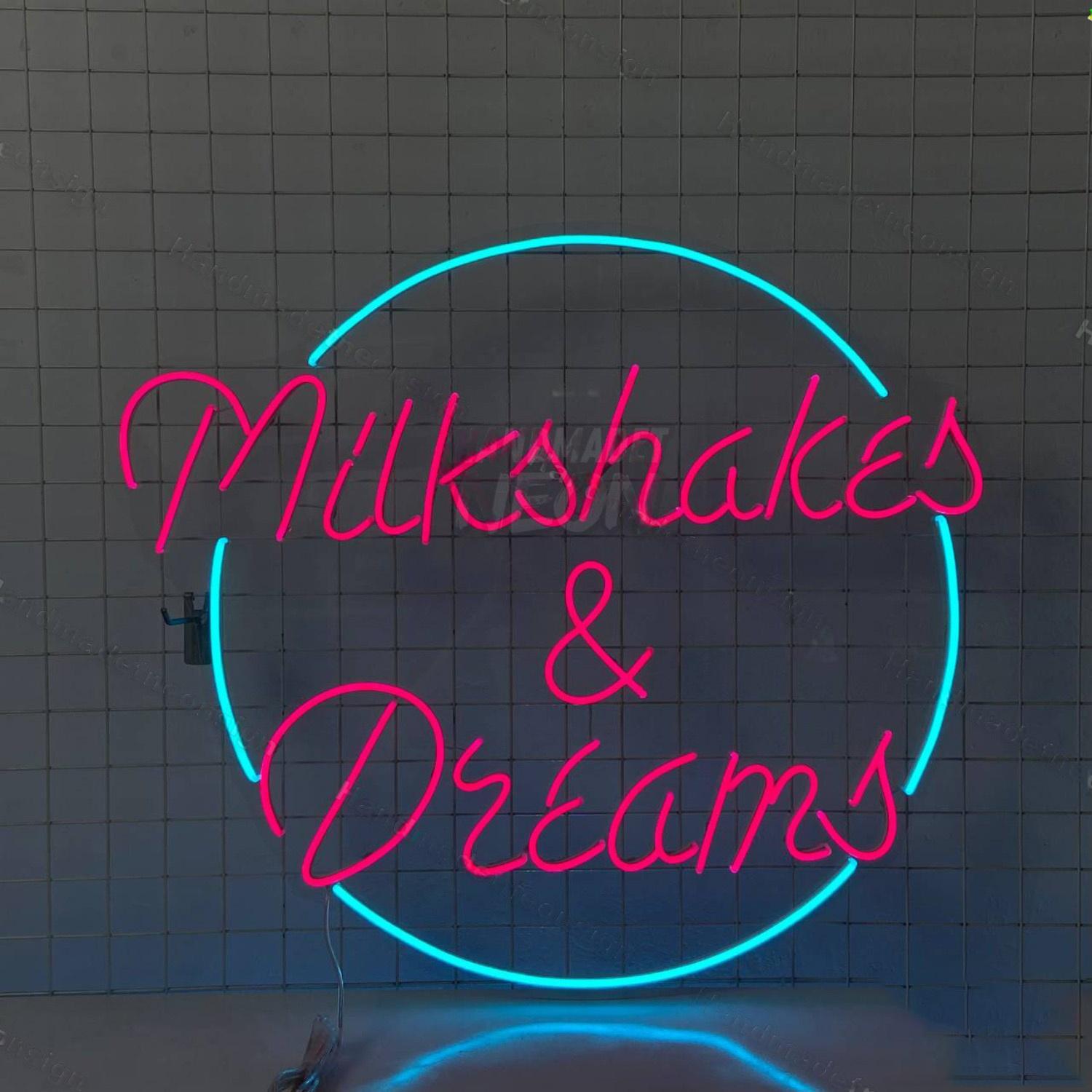 Milkshakes Dreams Led Neon Sign | Shineneon