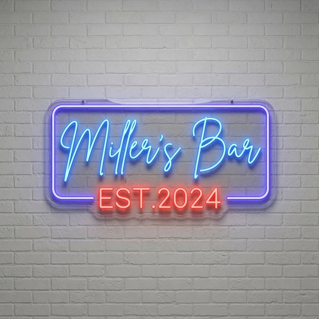 Miller's Bar LED Neon Sign - 01 Original Product Image