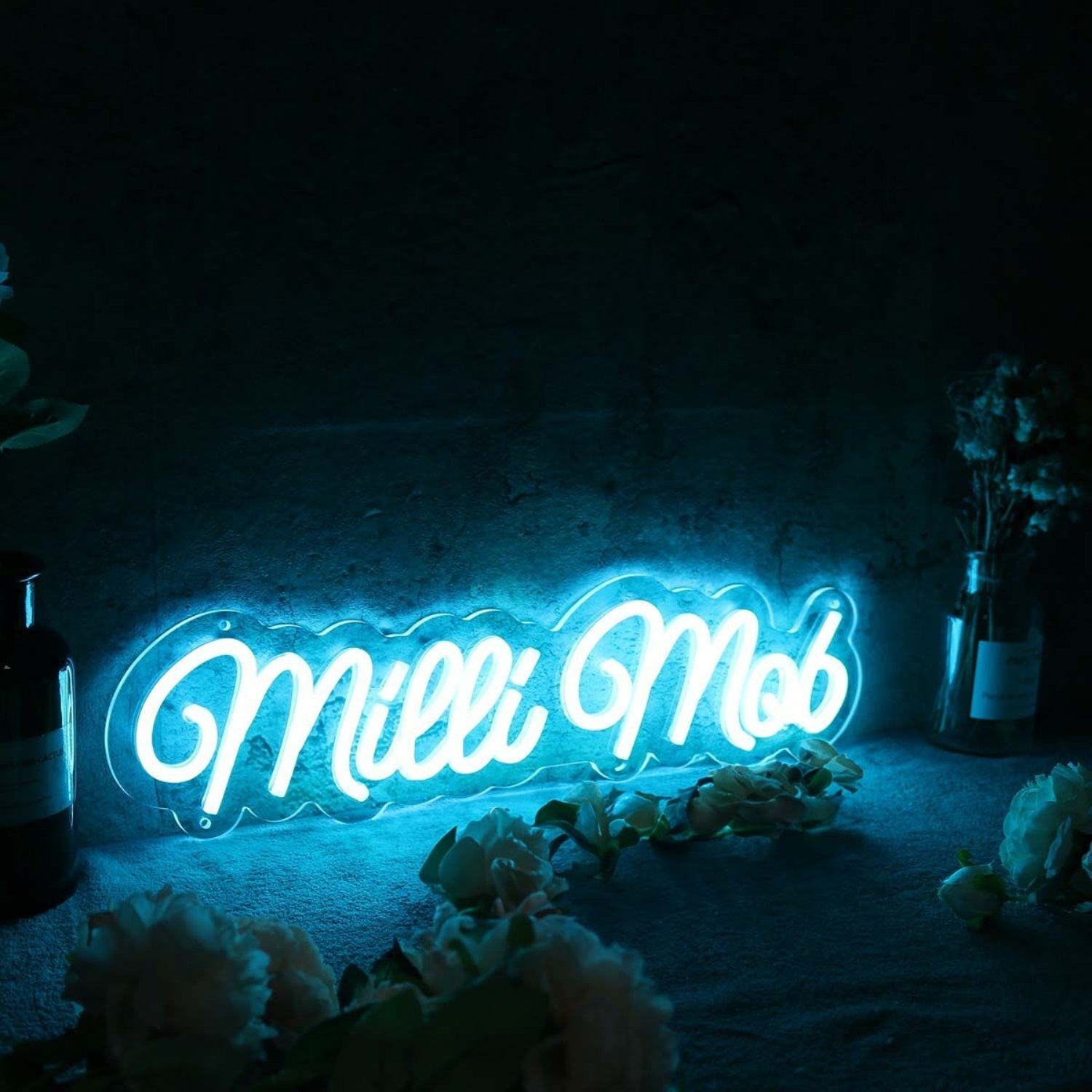 Milli Mob Blue Led Neon Sign - Shineneon