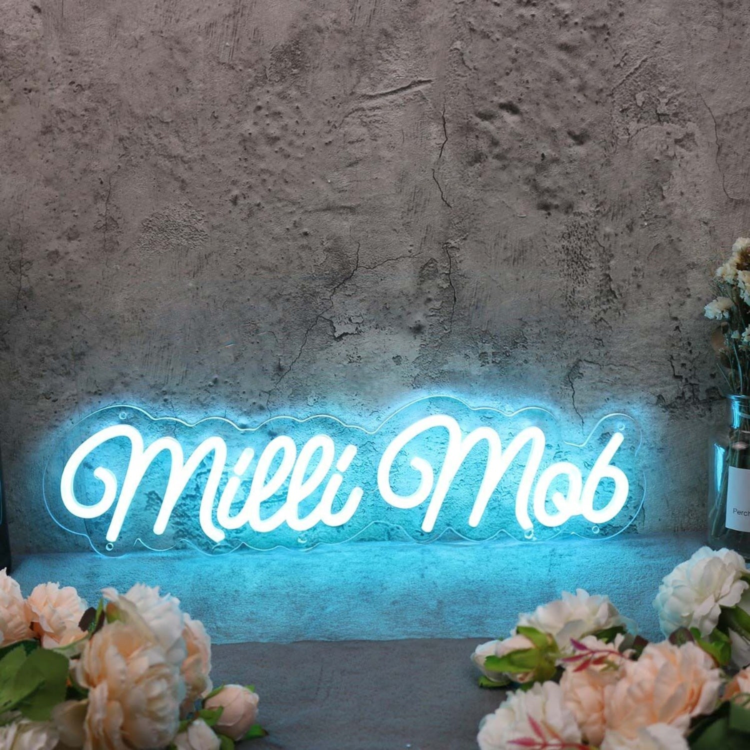 Milli Mob Blue Led Neon Sign - Shineneon