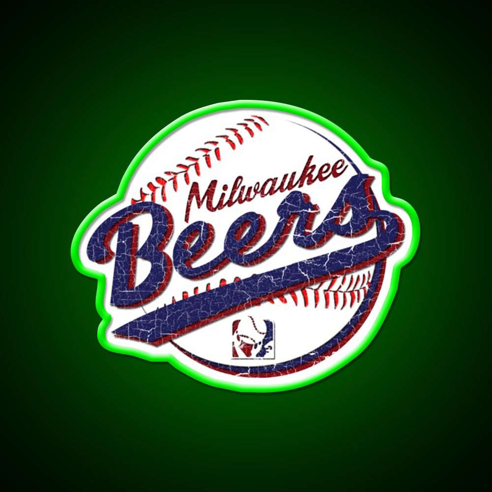 Milwaukee Beers Beer Bar Decor Led Neon Sign Rgb Color - LED neon sign view 8