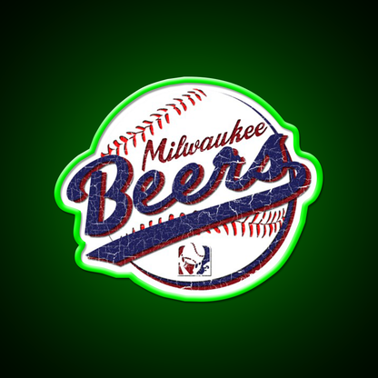 Milwaukee Beers Beer Bar Decor Led Neon Sign Rgb Color - LED neon sign view 8