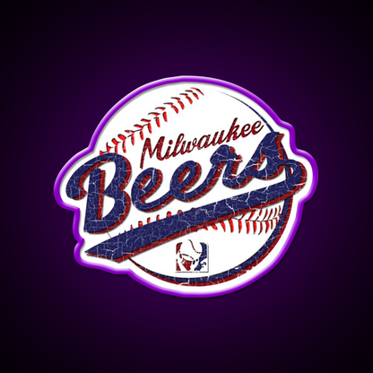 Milwaukee Beers Beer Bar Decor Led Neon Sign Rgb Color - LED neon sign view 9