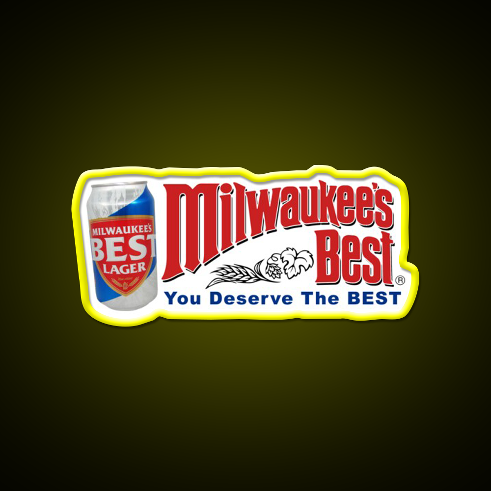 Milwaukees Beer Can Design Beer Bar Decor Led Neon Sign Rgb Color - LED neon sign view 7