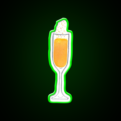 Mimosa Drink Cocktail Bar Decor Led Neon Sign Rgb Color - LED neon sign view 8