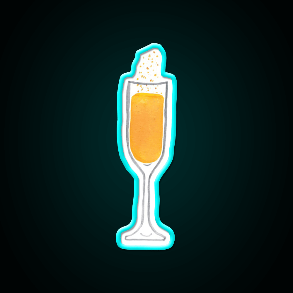 Mimosa Drink Cocktail Bar Decor Led Neon Sign Rgb Color - Shineneon