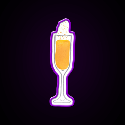 Mimosa Drink Cocktail Bar Decor Led Neon Sign Rgb Color - Shineneon
