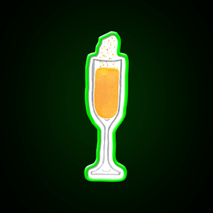 Mimosa Drink Cocktail Bar Decor Led Neon Sign Rgb Color - Shineneon