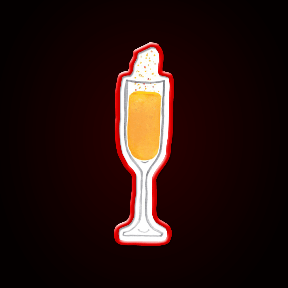 Mimosa Drink Cocktail Bar Decor Led Neon Sign Rgb Color - Shineneon