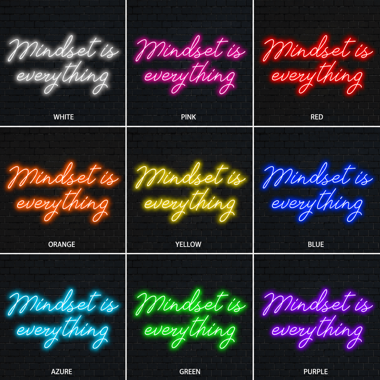 Mindset Is Everything LED Neon Sign - Shineneon