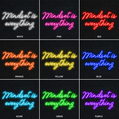 Mindset Is Everything LED Neon Sign - Shineneon