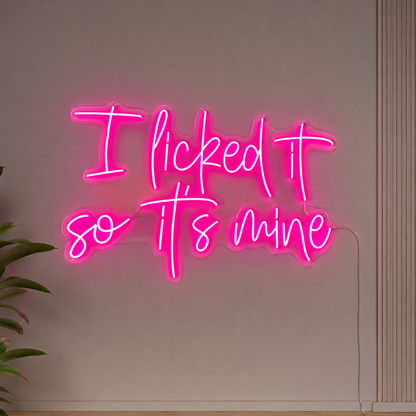 Mine Quote Wall Decor LED Neon Sign main product image