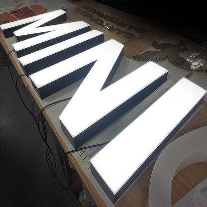 Mini 3D Frontlit Letters Metal Led Sign