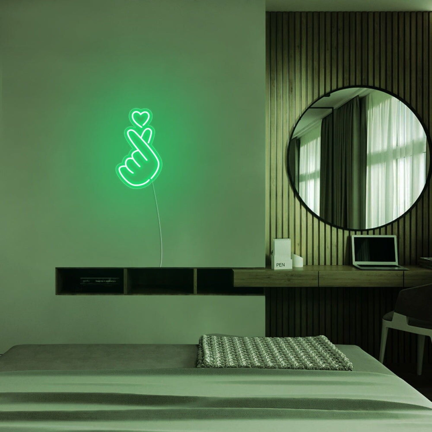 Mini Finger Heart Neon Sign | Shineneon