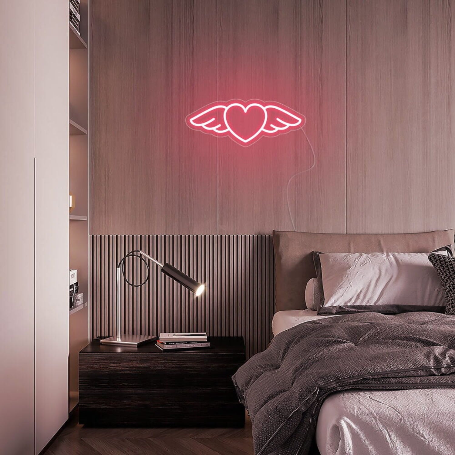 Mini Flying Heart Neon Sign | Shineneon