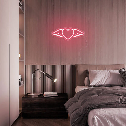 Mini Flying Heart Neon Sign | Shineneon