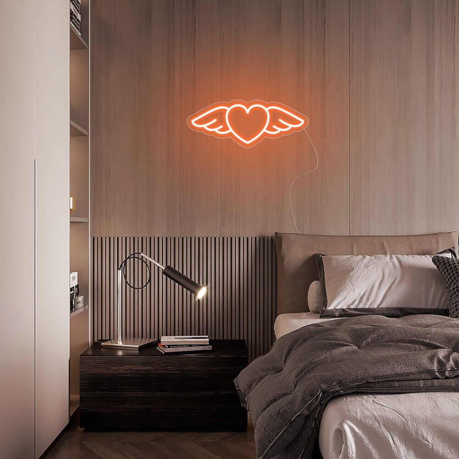 Mini Flying Heart Neon Sign | Shineneon
