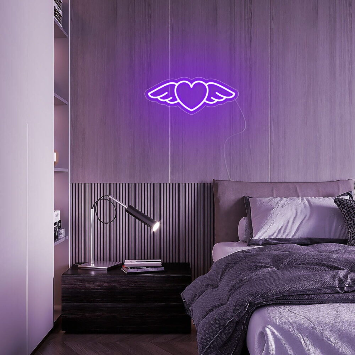 Mini Flying Heart Neon Sign | Shineneon