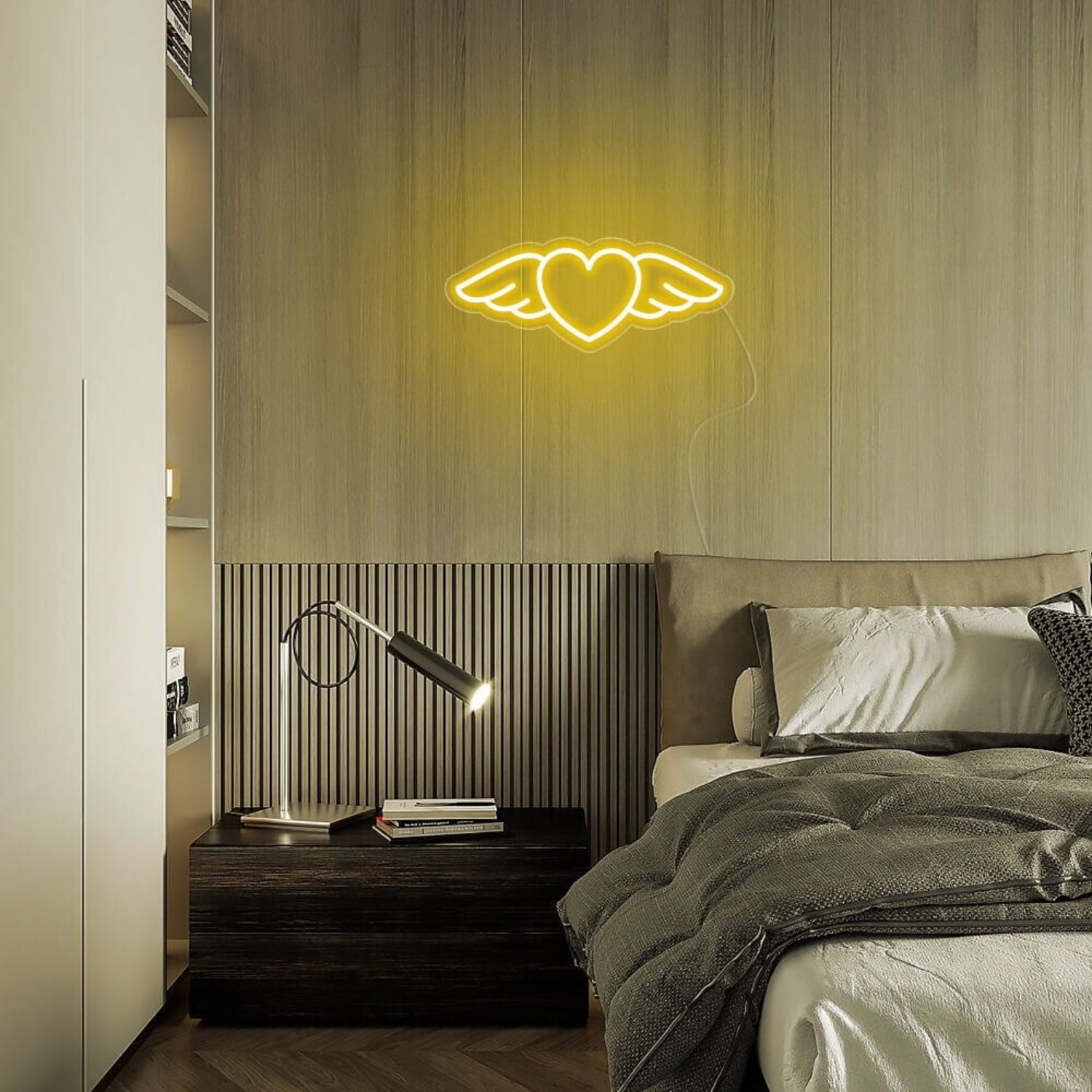 Mini Flying Heart Neon Sign | Shineneon
