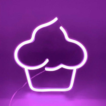 Mini Pink Cupcake Decorated Led Neon Signs | Shineneon