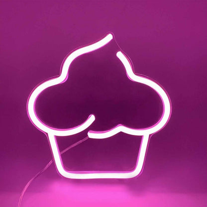 Mini Pink Cupcake Decorated Led Neon Signs | Shineneon
