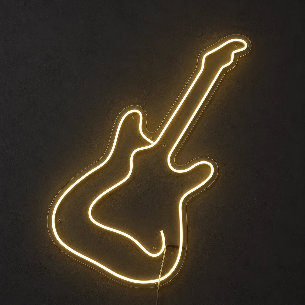 Minimal Electric Guitar LED Neon Sign - Shineneon