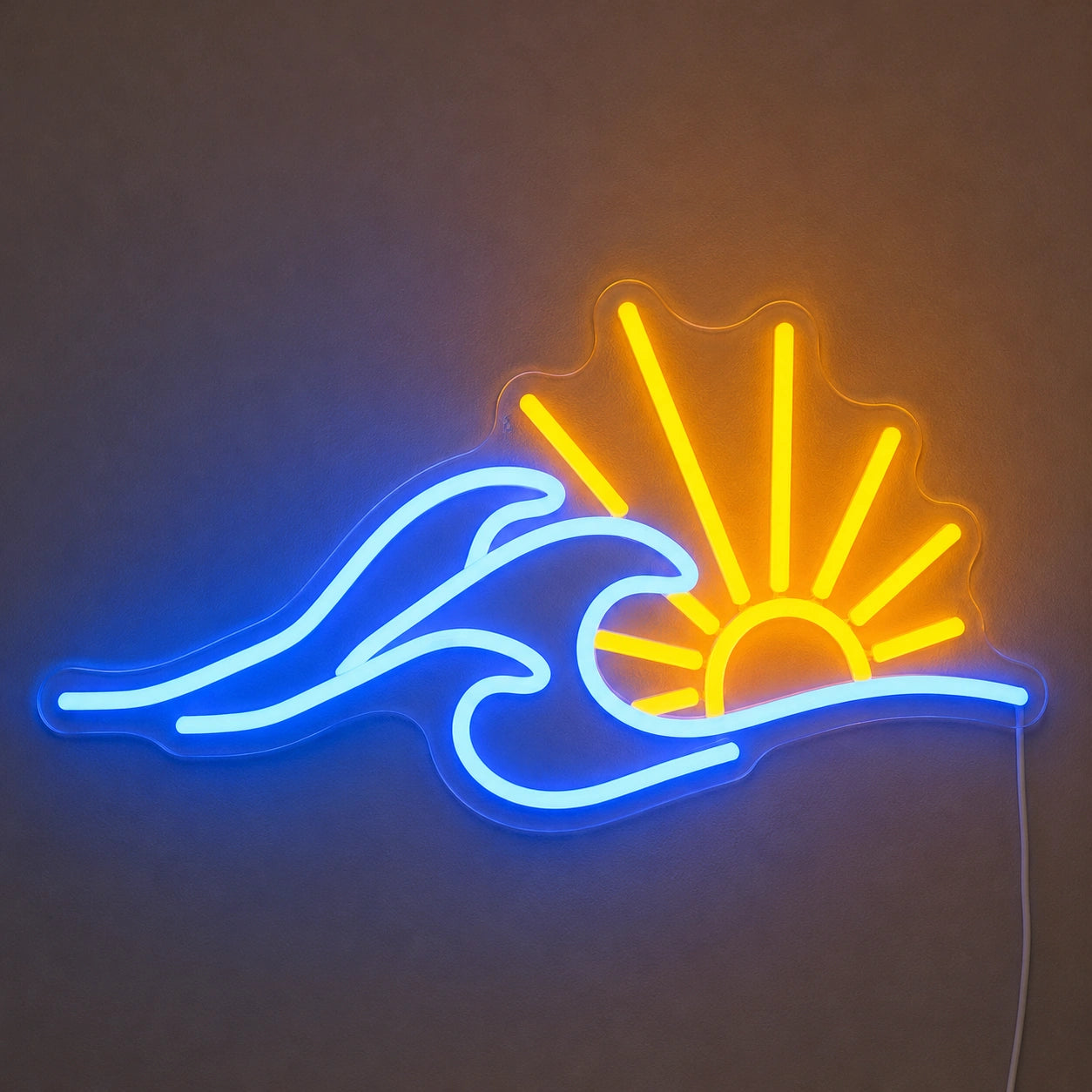 Minimal Sunrise Wave Neon Sign LED Neon Sign main product image