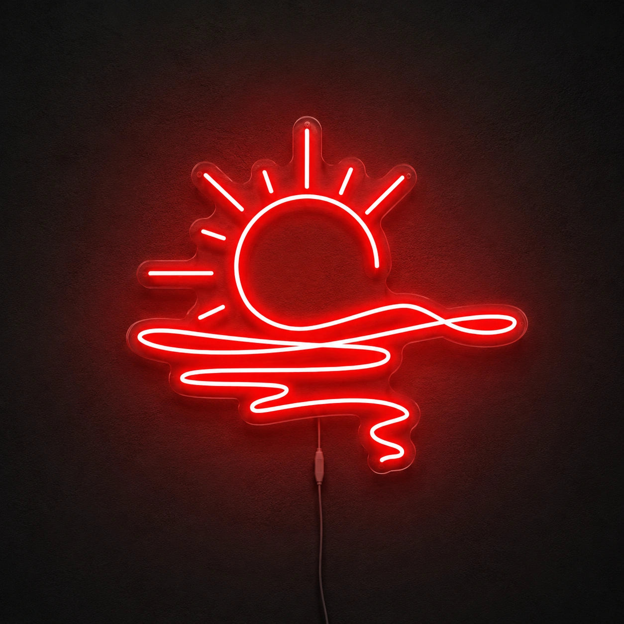 Minimal Sunset Wall Neon Sign LED Neon Sign high-converting product image