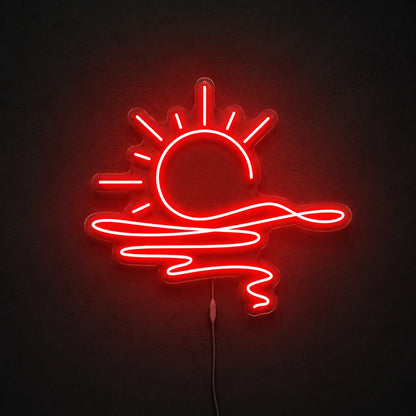 Minimal Sunset Wall Neon Sign LED Neon Sign high-converting product image