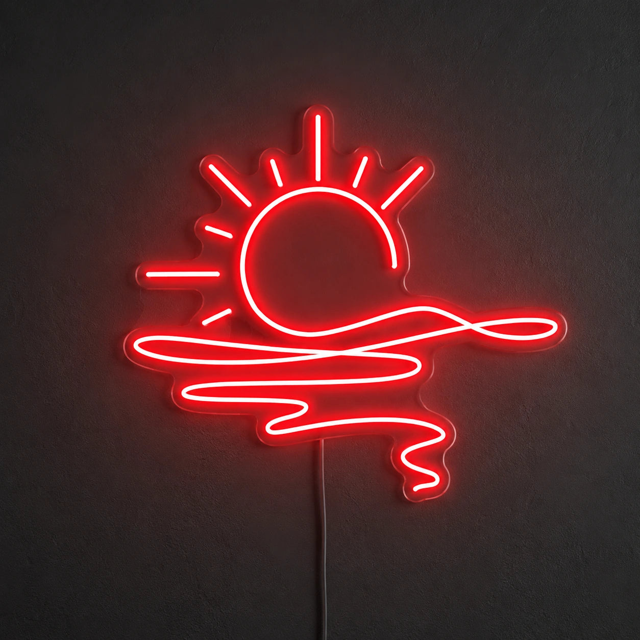 Minimal Sunset Wall Neon Sign LED Neon Sign main product image