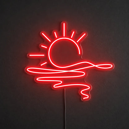 Minimal Sunset Wall Neon Sign LED Neon Sign main product image