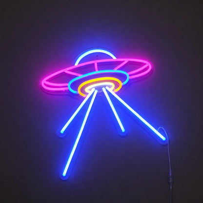 Minimal UFO Beam Neon Sign LED Neon Sign main product image