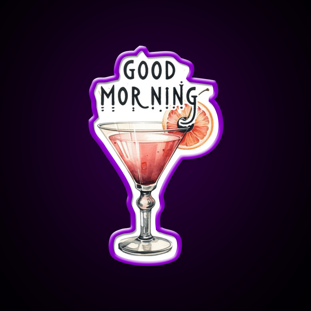 Minimalist Cocktail Bar Decor Led Neon Sign Rgb Color - Shineneon