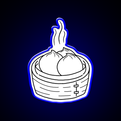 Minimalist Dumpling Led Neon Sign Chinese Food Rgb Color