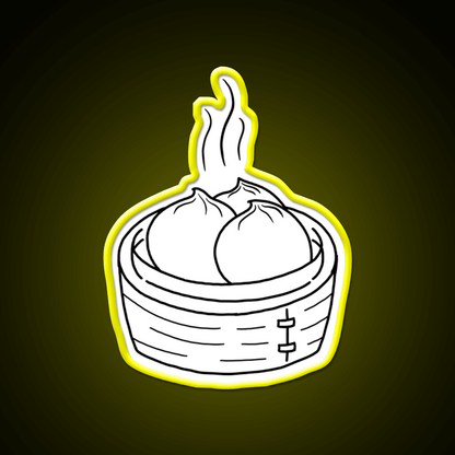 Minimalist Dumpling Led Neon Sign Chinese Food Rgb Color - Shineneon