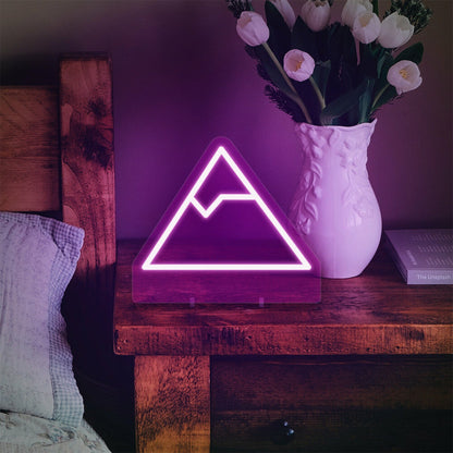Minimalist Mountain Mini Neon Led Sign | Shineneon