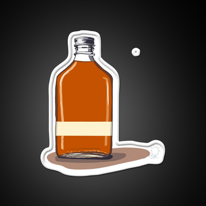 Minimalist Whiskey Bottle Whiskey Drink Bar Led Neon Sign Rgb Color