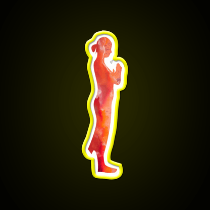 Minimalistic Yoga Illustration Yoga Led Neon Sign Rgb Color - Shineneon